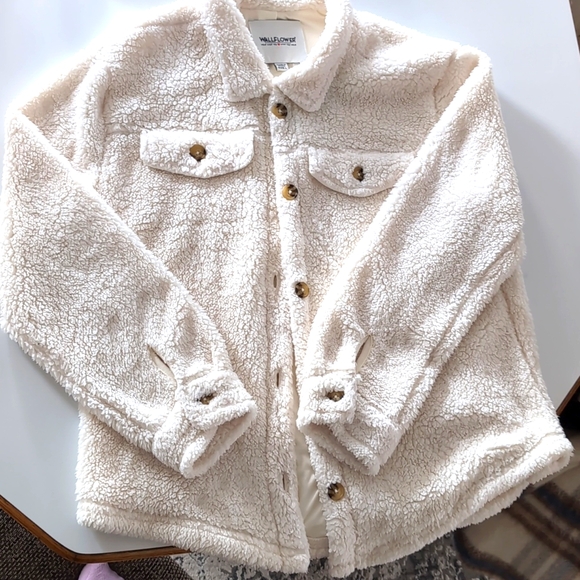 wallflower Jackets & Blazers - Fleece shacket